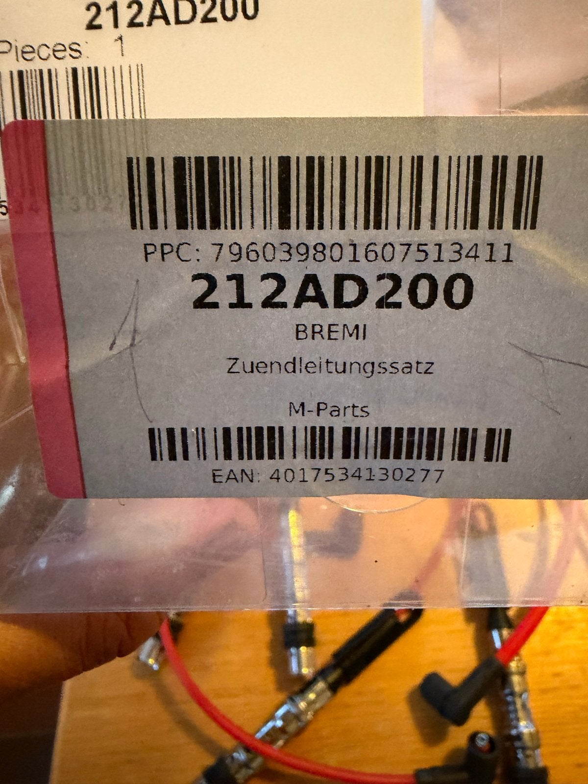 5 Bougiekabels - BREMI 212AD200 Zuendleitungssatz, Auto-onderdelen, Elektronica en Kabels, Ophalen, Nieuw