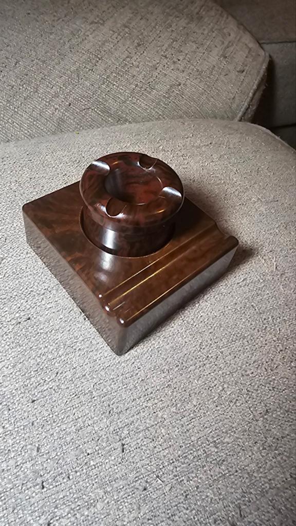 Vintage Bakelieten Asbak - Made in England, Verzamelen, Ophalen of Verzenden, Gebruikt, Asbak