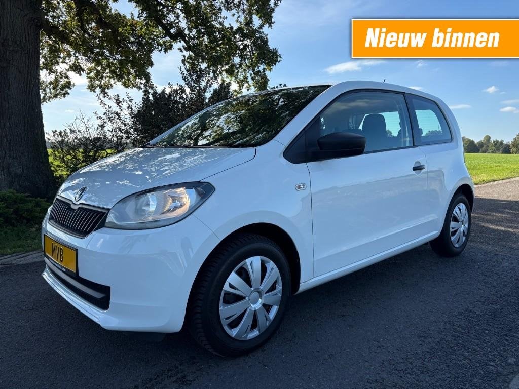 Skoda CITIGO 1.0  AMBITION / AIRCO / 1E EIGENAAR, Gebruikt, Isofix, Wit, Bedrijf