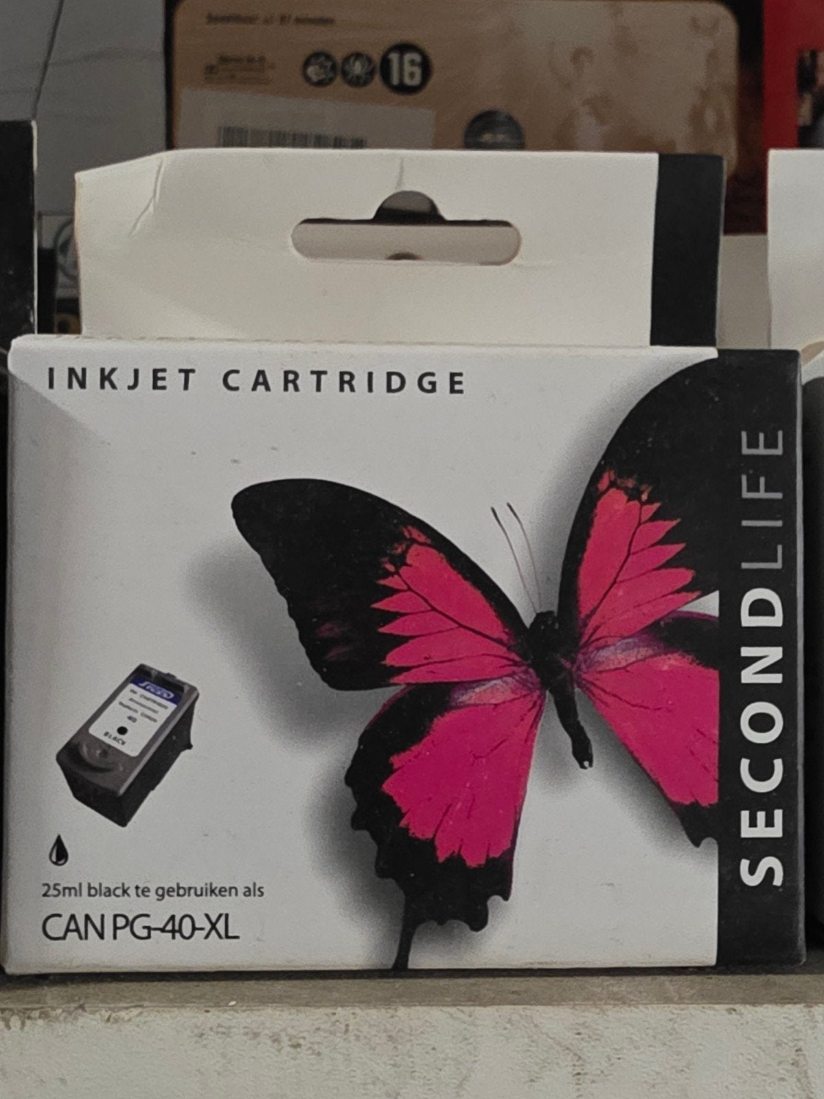 SecondLife Inkjet Cartridge CAN PG-40-XL Zwart 25ml, Onbekend, Nieuw, Ophalen of Verzenden, Onbekend