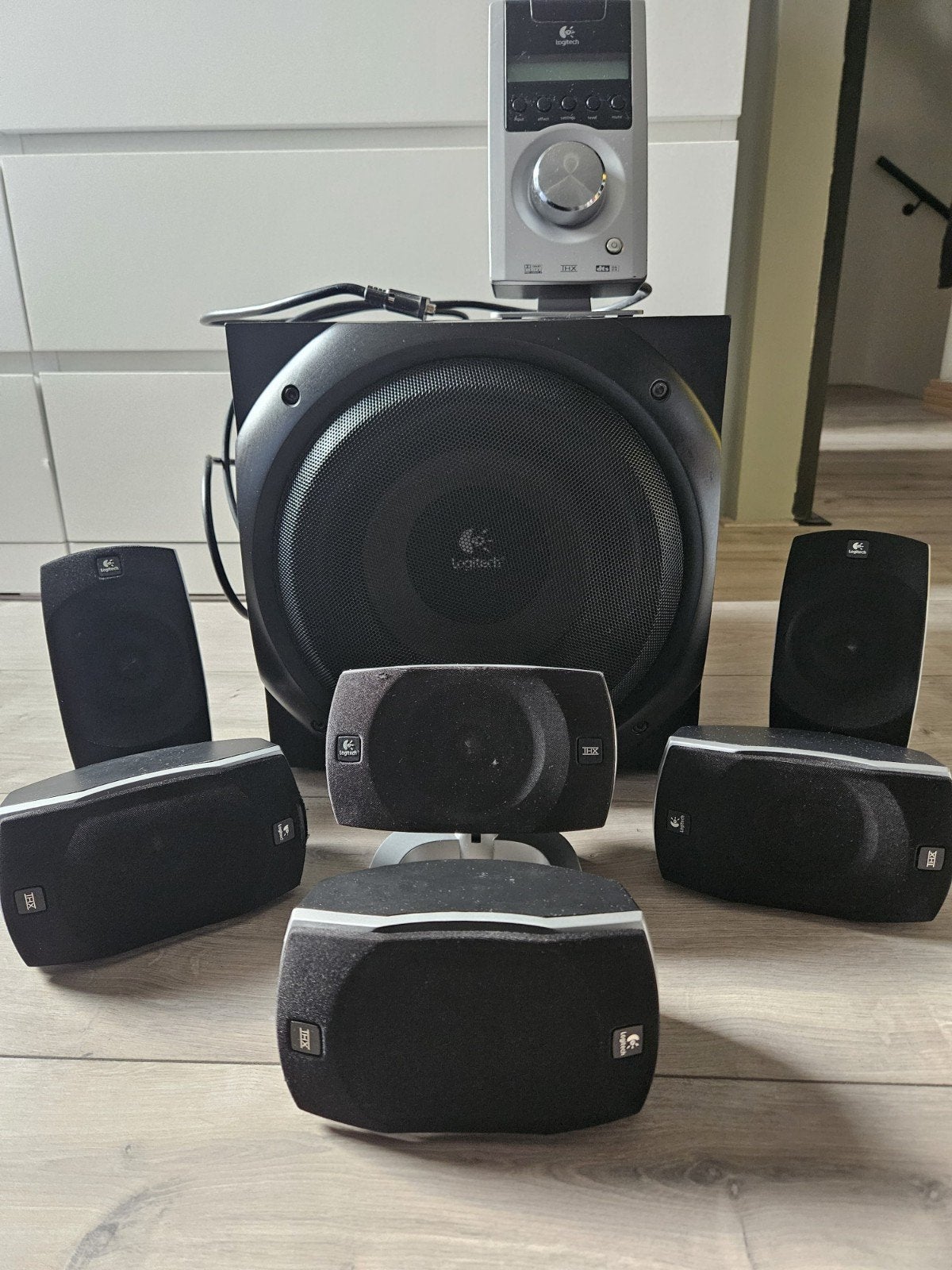 Logitech Z-5500 Digital 5.1 Surround Sound Systeem, Overige merken, 70 watt of meer, Ophalen of Verzenden, Zo goed als nieuw