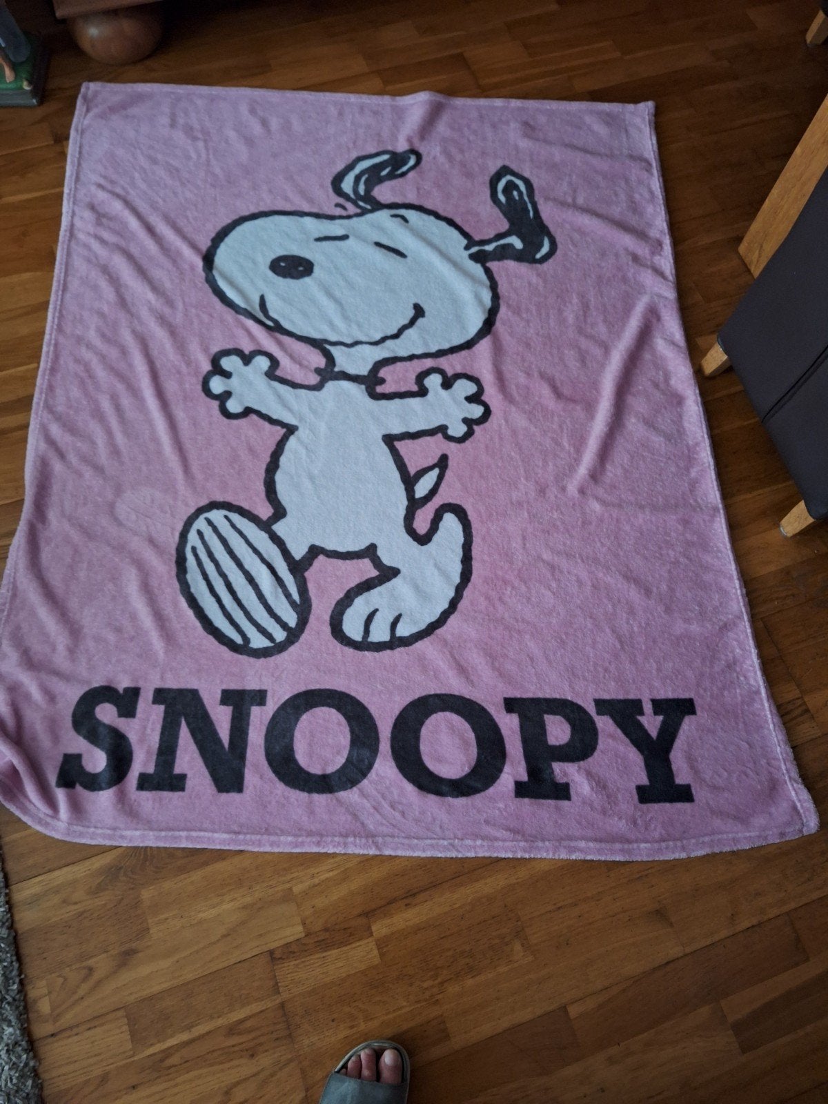 Leuk strandlaken /plaid van Snoopy, Ophalen of Verzenden
