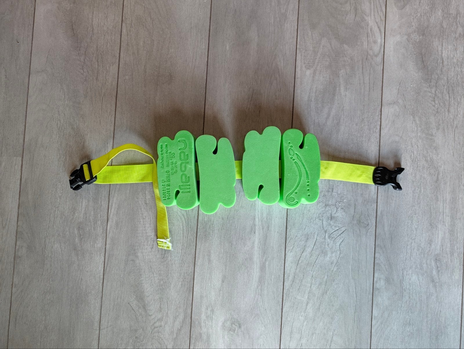 Groene Nabaiji zwemgordel / zwemband (Decathlon) - Z.G.A.N., Ophalen of Verzenden, One size, Jongen of Meisje, Zwem-accessoire
