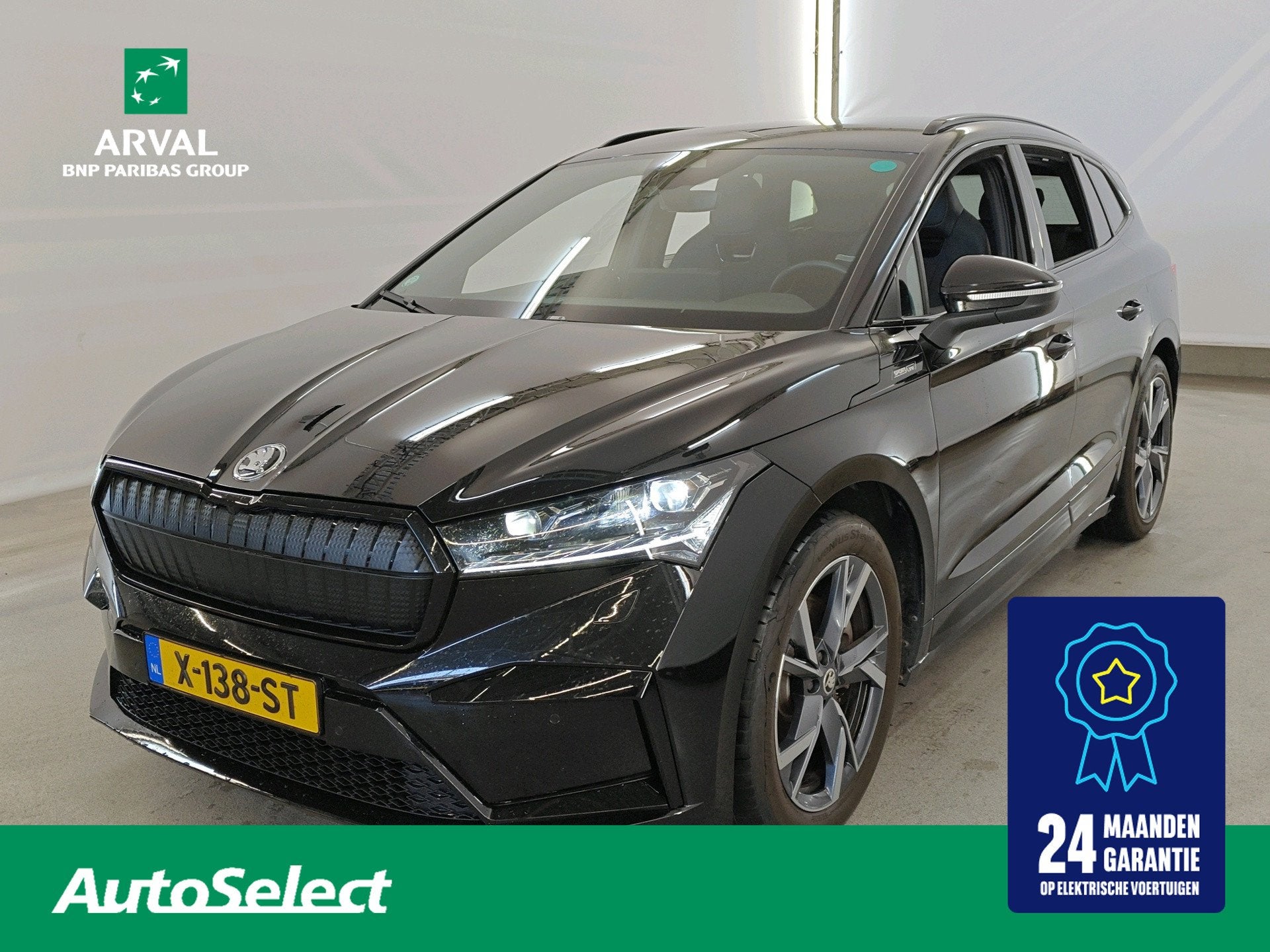 Skoda Enyaq 85 286pk Sportline | SOH 97% | Trekhaak wegklapb, Auto's, Automaat, Achterwielaandrijving, Gebruikt, 575 km