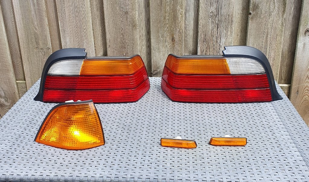 OEM BMW E36 Coupe Achterlichten en Knipperlichten Set, Ophalen of Verzenden, Gebruikt, BMW