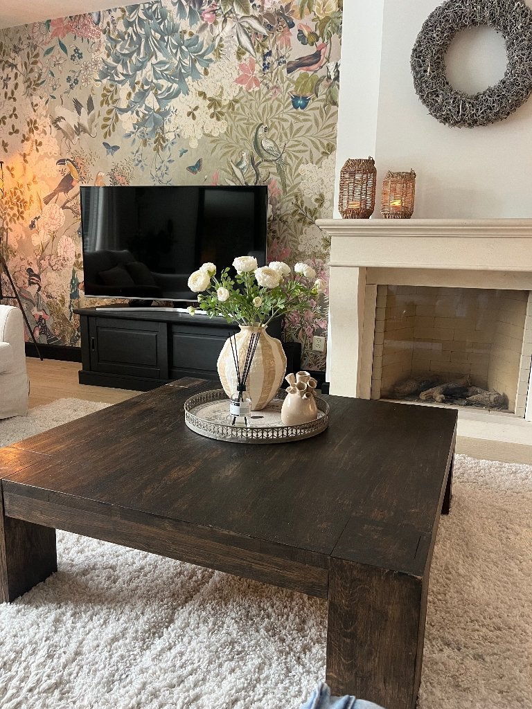 Salontafel, Ophalen, Gebruikt, Eikenhout, Minder dan 50 cm