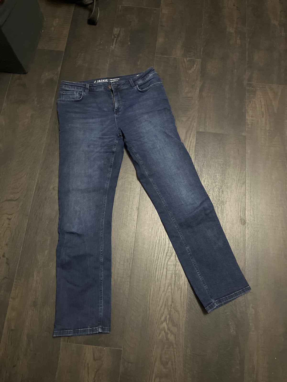 Donkerblauwe Jackie jeans, maat 40 l 32 ( 38/40), Kleding | Dames, Ophalen of Verzenden, Gedragen, Blauw, W30 - W32 (confectie 38/40)
