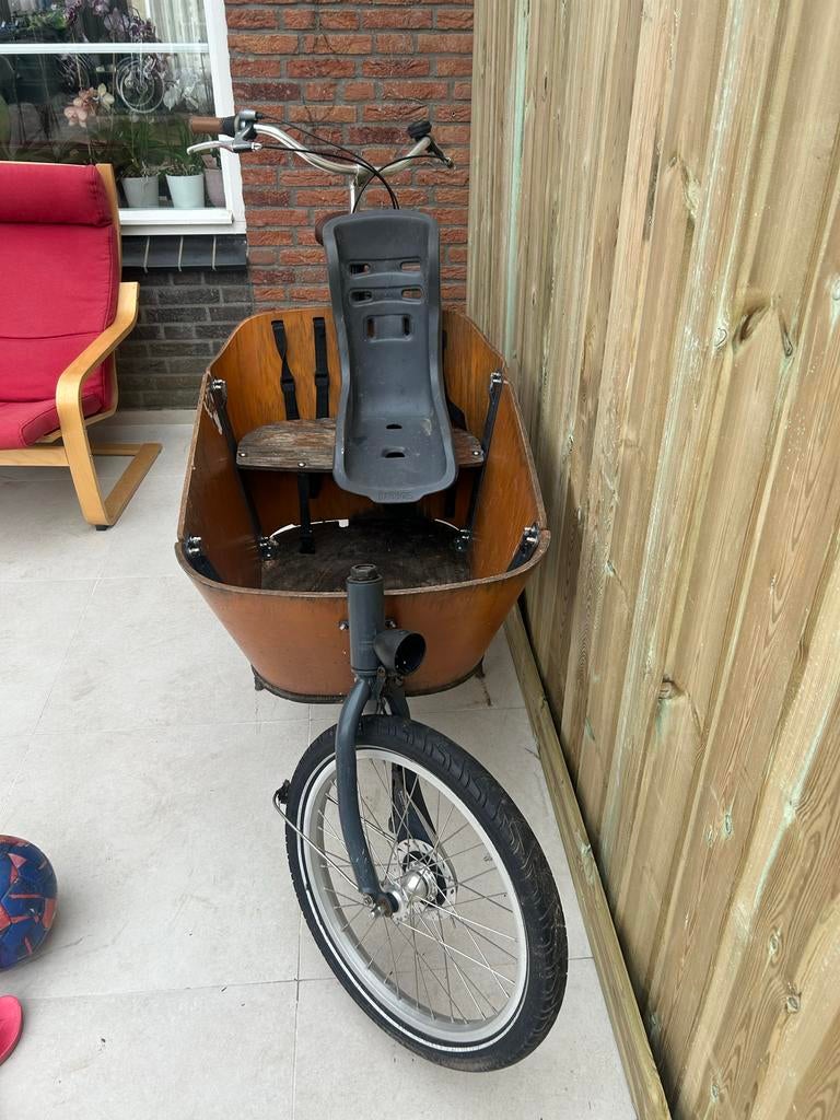 Babboe City bakfiets (niet-elektrisch) met peuterstoeltje, Ophalen, Gebruikt, 2 kinderen, Overige merken