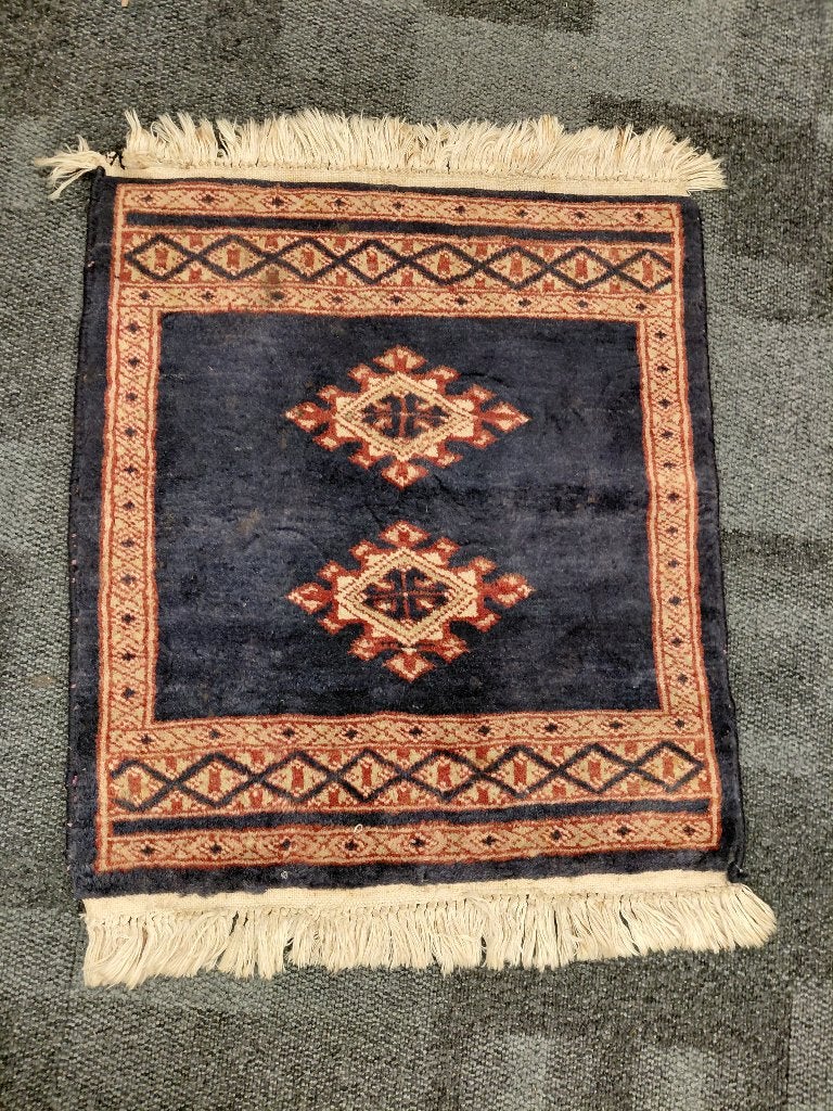 Oosters tapijt, Bouchara loper, afmeting lxb = 54x48 cm., Antiek en Kunst, Ophalen of Verzenden