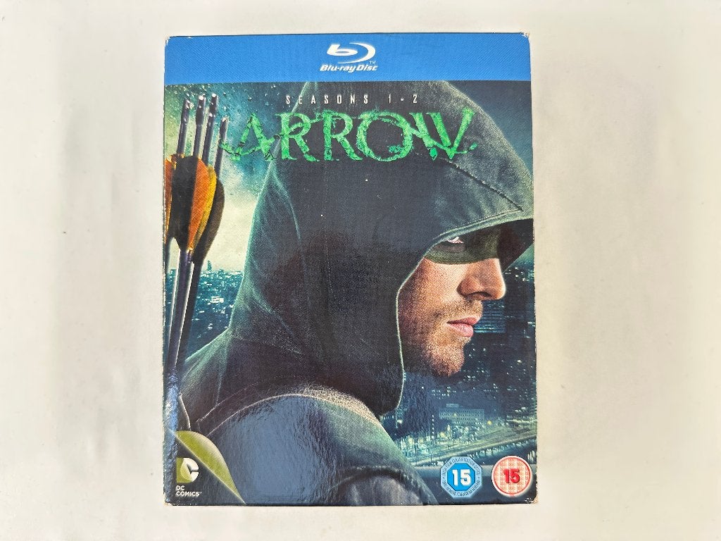 Arrow Seizoen 1 en 2 Blu-Ray box Compleet, Boxset, DC Comics, Ophalen of Verzenden, Serie