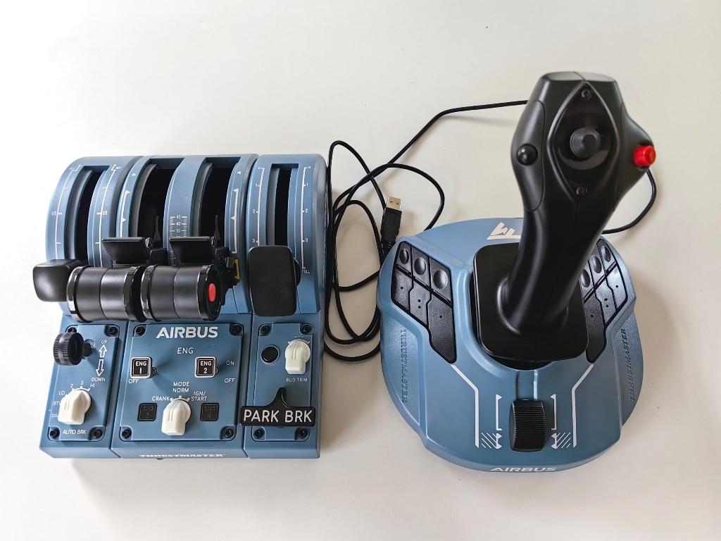 Thrustmaster TCA Captain Pack Airbus Edition (PC‑versie), Computers en Software, Joysticks, Zo goed als nieuw, Ophalen of Verzenden