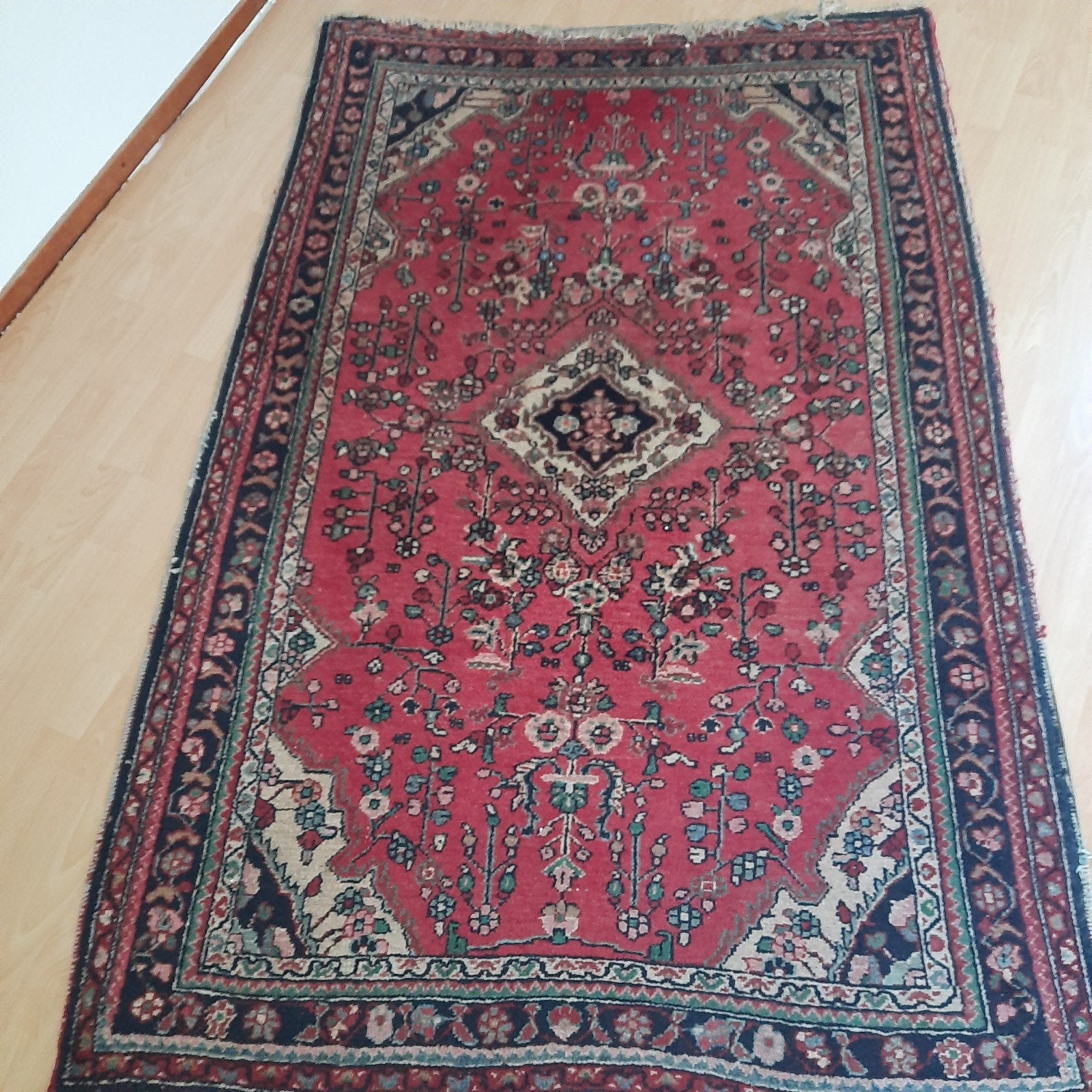 Perzisch tapijt handgeknoopte 1.30x 2.15, Ophalen, Gebruikt, Klassiek, 200 cm of meer