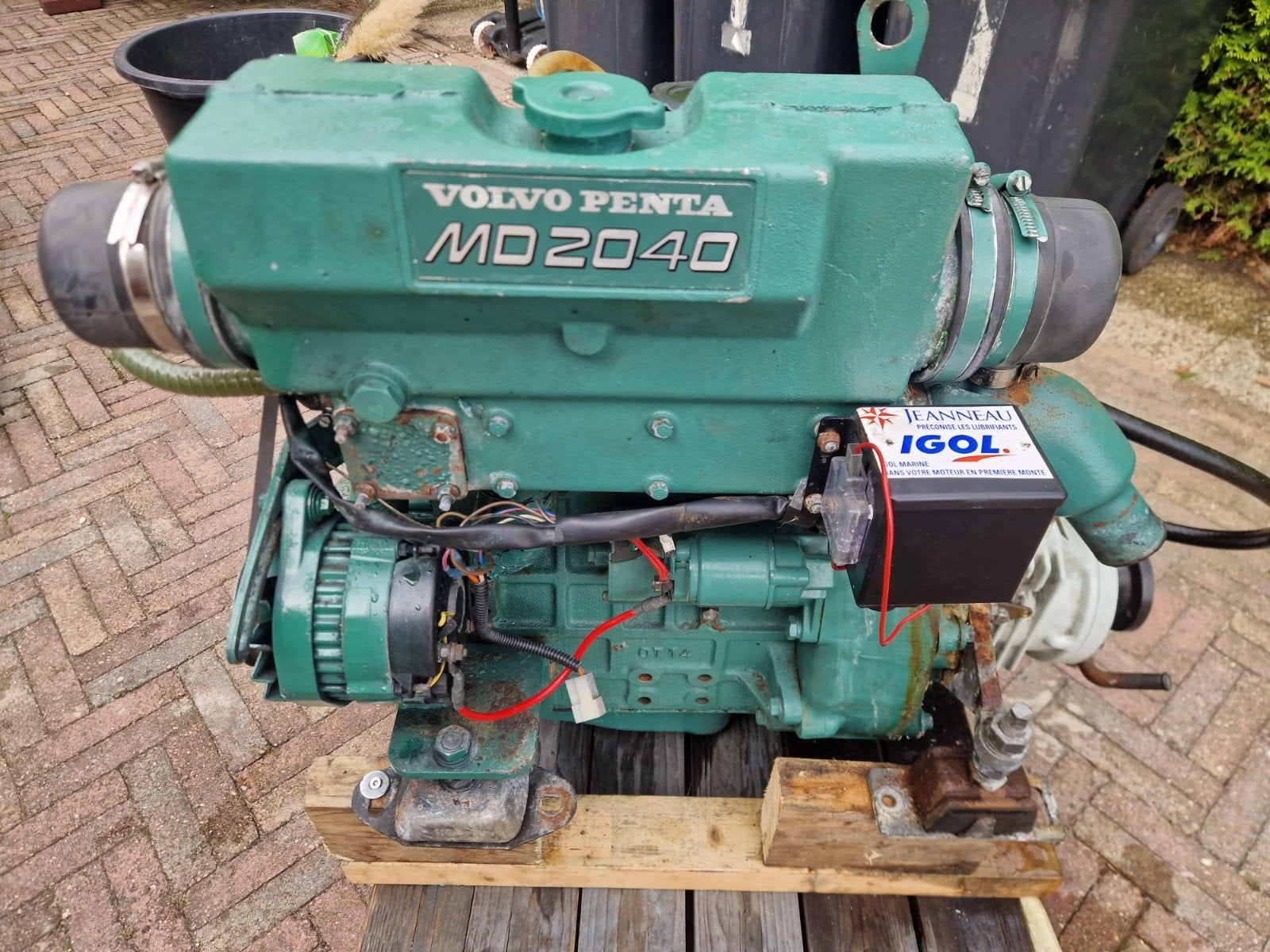 Volvo Penta MD2040 compleet, Watersport en Boten, Ophalen, Gebruikt, Binnenboordmotor, Diesel