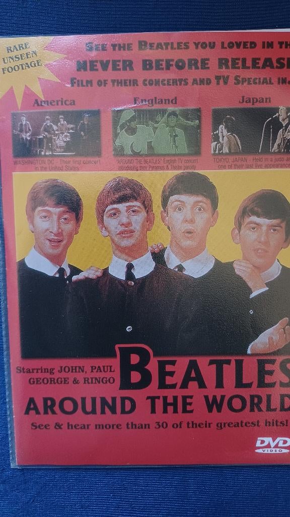 Beatles Around the world DVD, Alle leeftijden, Ophalen of Verzenden, Zo goed als nieuw, Muziek en Concerten