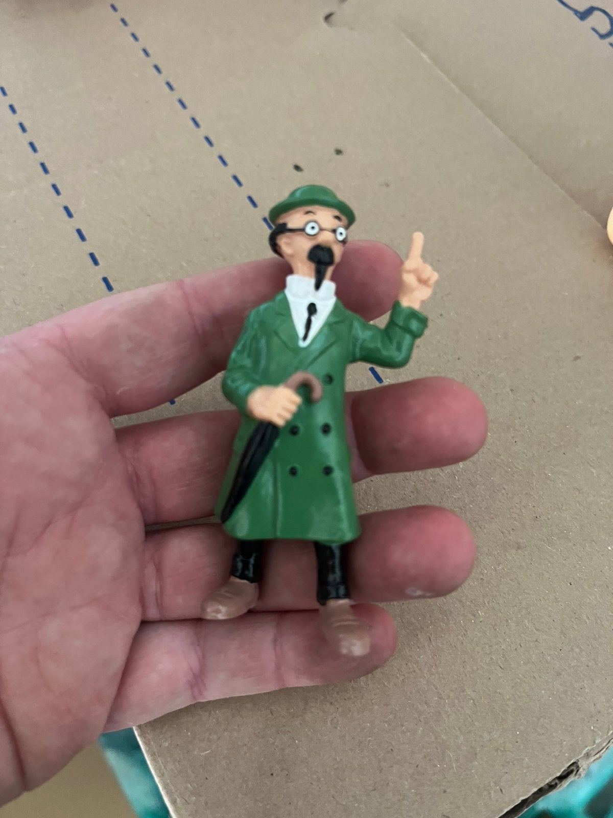 Kuifje, Professor Zonnebloem figuurtje, Ophalen of Verzenden, Zo goed als nieuw
