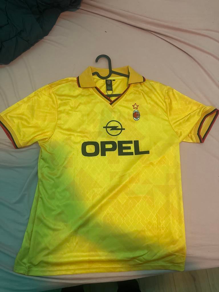 AC Milan 1996 Retro Uitshirt – Maldini #3, Maat L, Ophalen of Verzenden, Nieuw, Shirt
