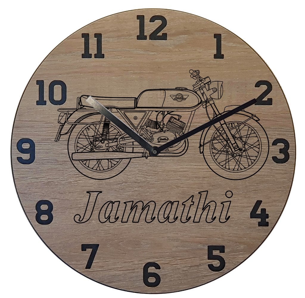 Jamathi - Thema klok, Ophalen of Verzenden, Nieuw, Wandklok