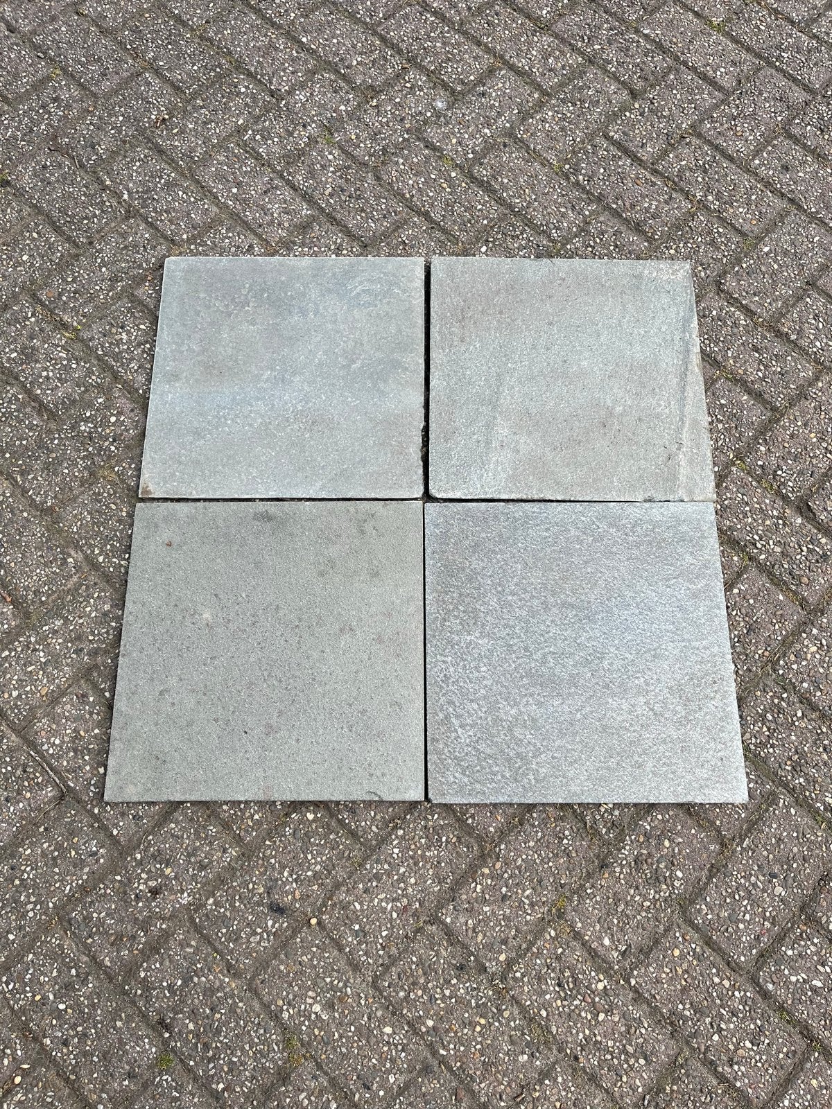 Noors natuursteen vloertegels 63m2, Doe-het-zelf en Verbouw, Tegels, Ophalen, Gebruikt, 10 m² of meer, Vloertegels