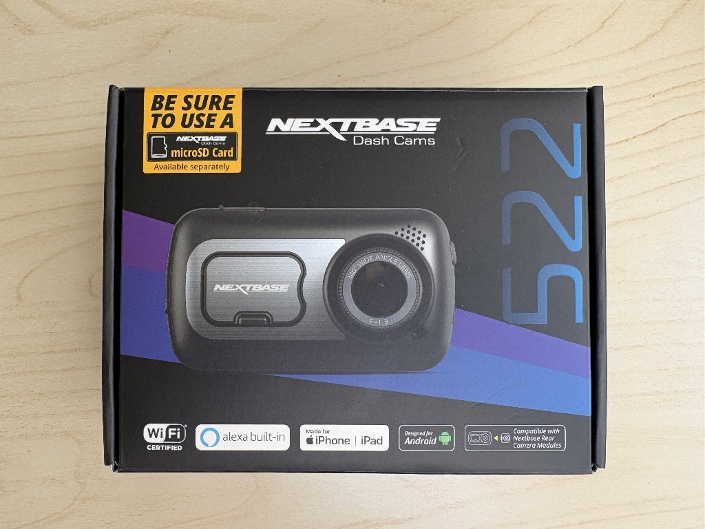 Nextbase 522GW, Ophalen, Gebruikt