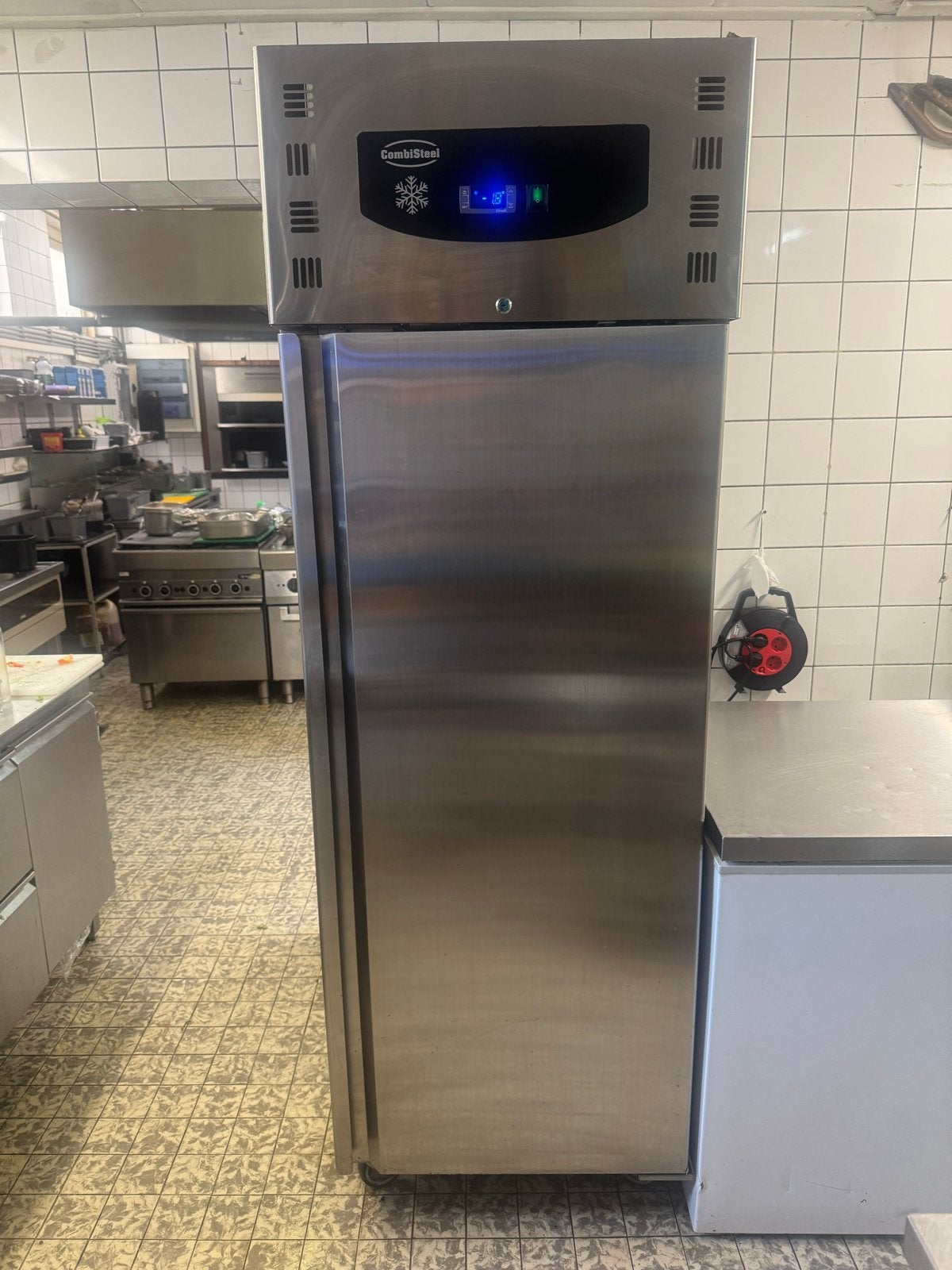 CombiSteel Professionele Koelkast RVS - Grote Inhoud zgan, Witgoed en Apparatuur, Koelkasten en IJskasten, 200 liter of meer, 60 cm of meer
