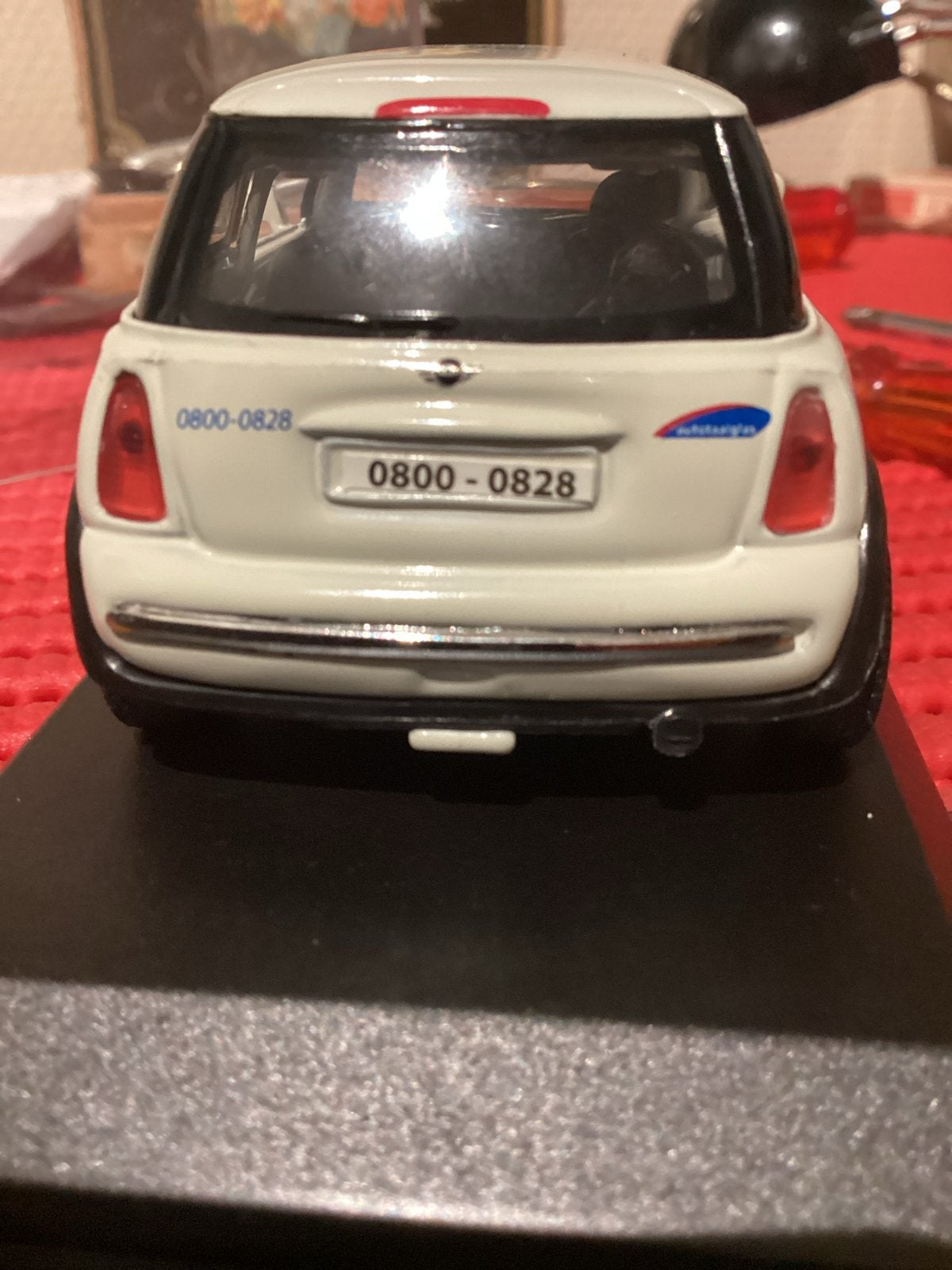 Nieuwe Autotaalglas reclame auto - Mini Cooper, Ophalen of Verzenden, Nieuw, Auto, Overige merken