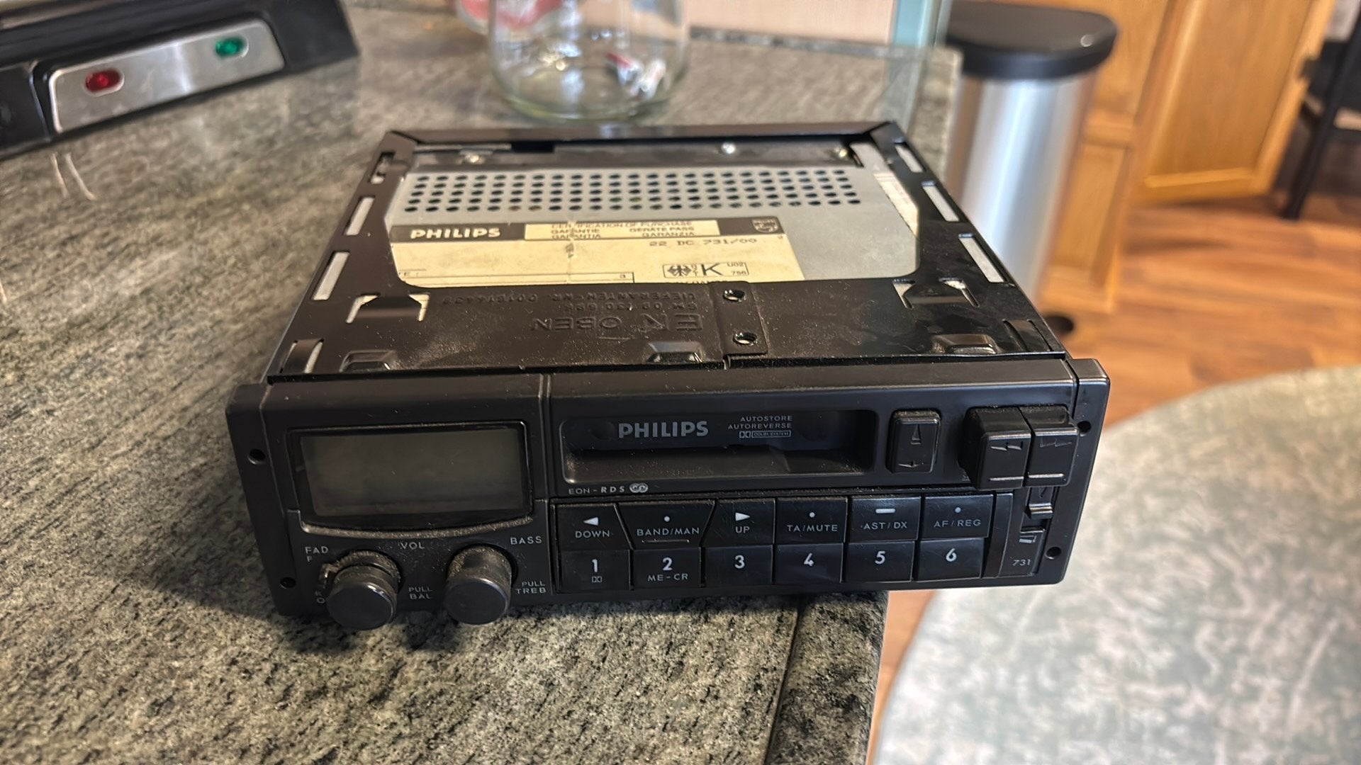 Vintage philips autoradio, Auto diversen, Autoradio's, Ophalen, Gebruikt
