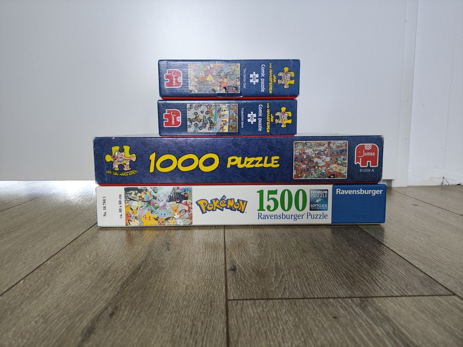 Jan van Haasteren en Pokemon puzzels, Ophalen of Verzenden, 500 t/m 1500 stukjes, Zo goed als nieuw