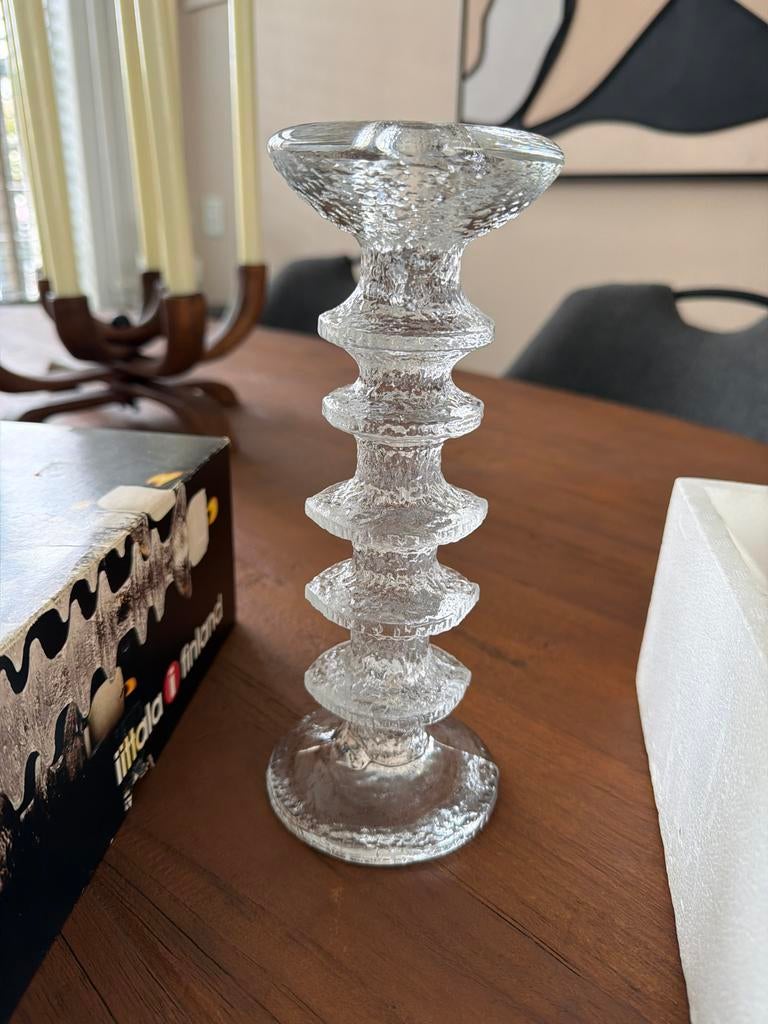 Festivo kandelaar van Iittala, 215 mm, Ophalen, Glas