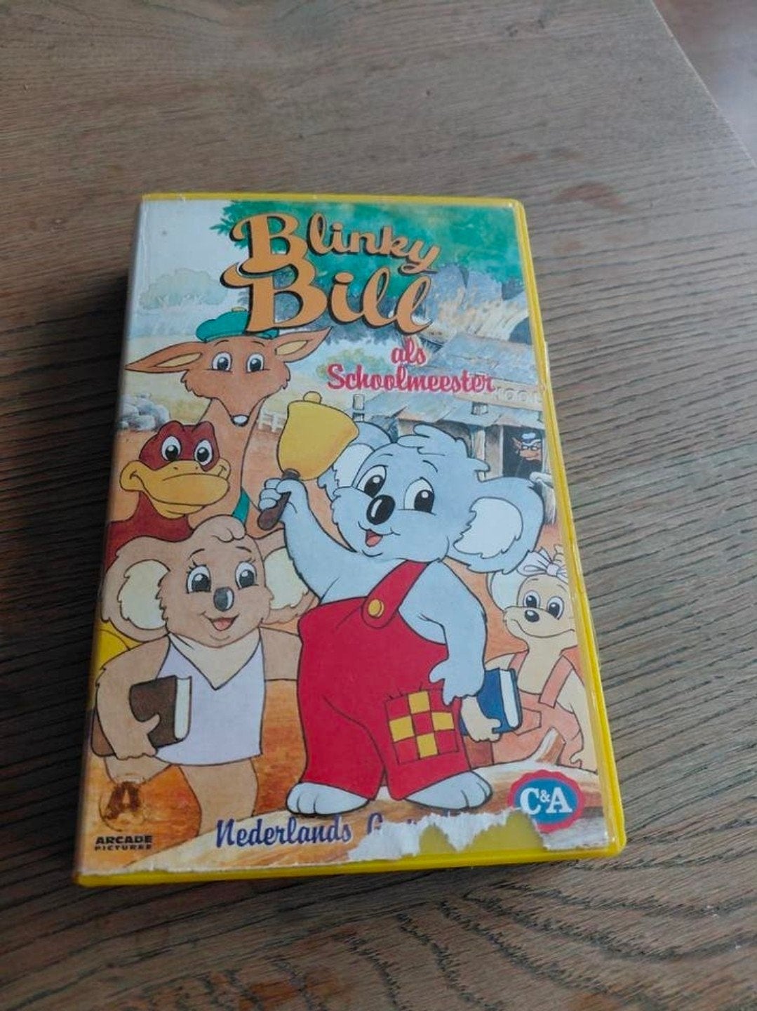 Blinky Bill als Schoolmeester videoband CNR. 1996., Alle leeftijden, Ophalen of Verzenden, Gebruikt, Tekenfilm