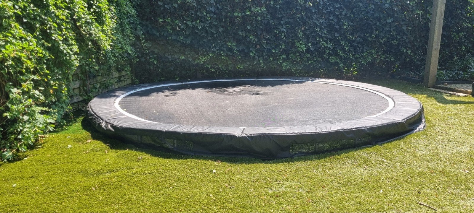 Salta Inground Trampoline 427 cm doorsnede, Ophalen, Gebruikt