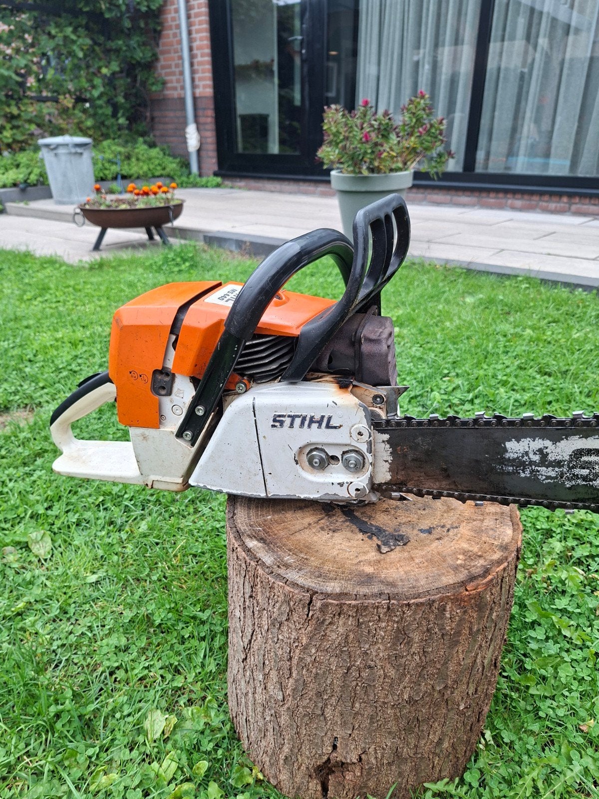 Stihl MS 440 Motorzaag - Loopt perfect, scherpe ketting, Ophalen of Verzenden