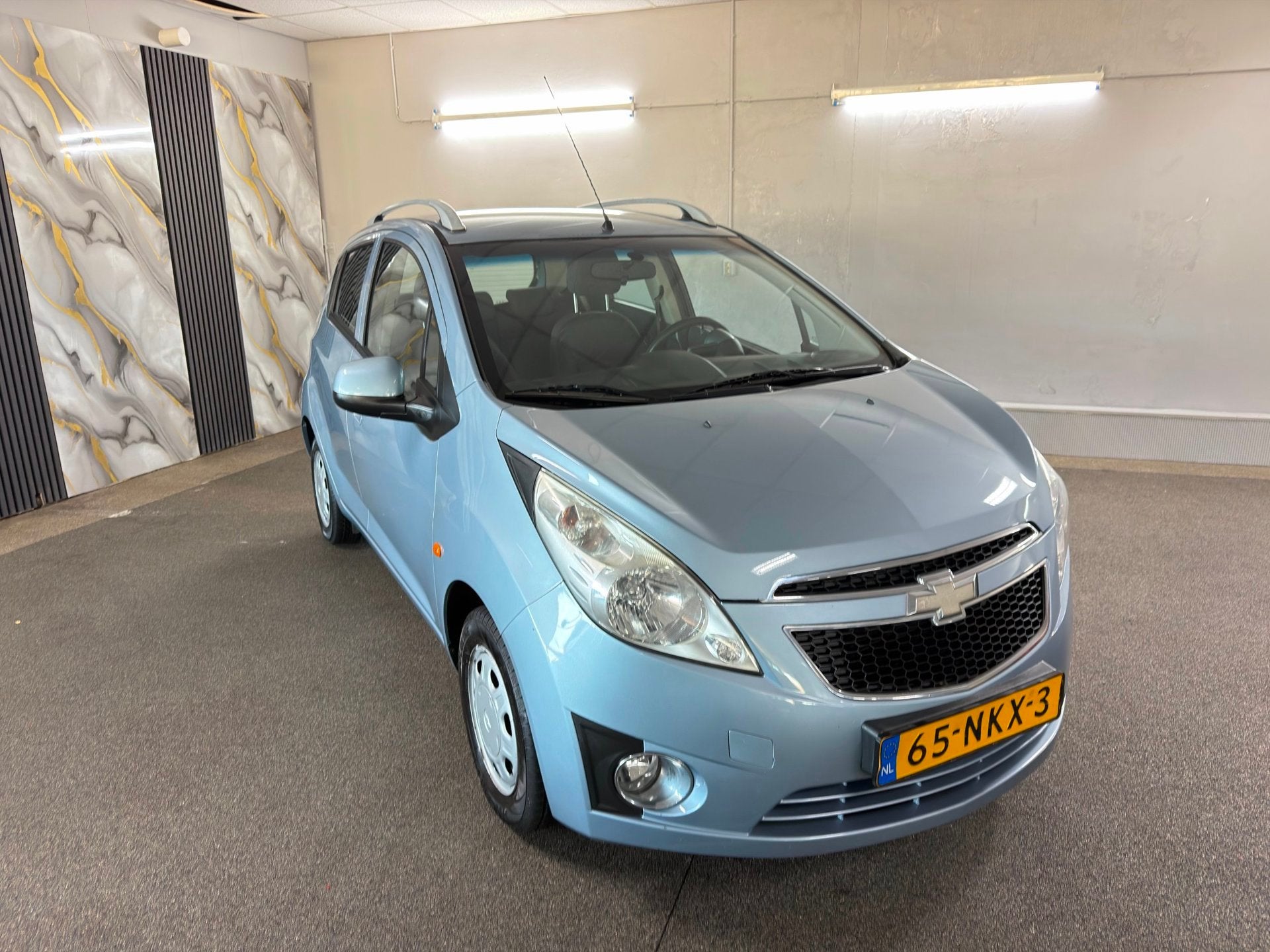 Chevrolet Spark 1.0 16V LT 2e Eigenaar,Airco,E-Ramen,N.A.P,W, Auto's, Voorwielaandrijving, Stof, Gebruikt, Zwart