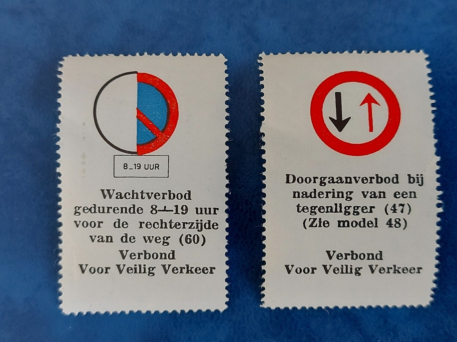 Sluitzegels Verbond Voor Veilig Verkeer, Verzamelen, Merken en Reclamevoorwerpen, Verzenden, Zo goed als nieuw, Reclamebord