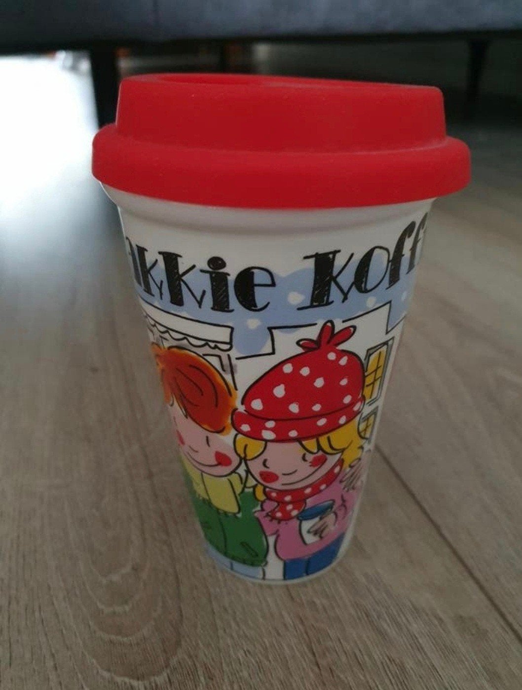 Blond Amsterdam coffee to go beker, Ophalen of Verzenden, Zo goed als nieuw, Aardewerk, Blond Amsterdam
