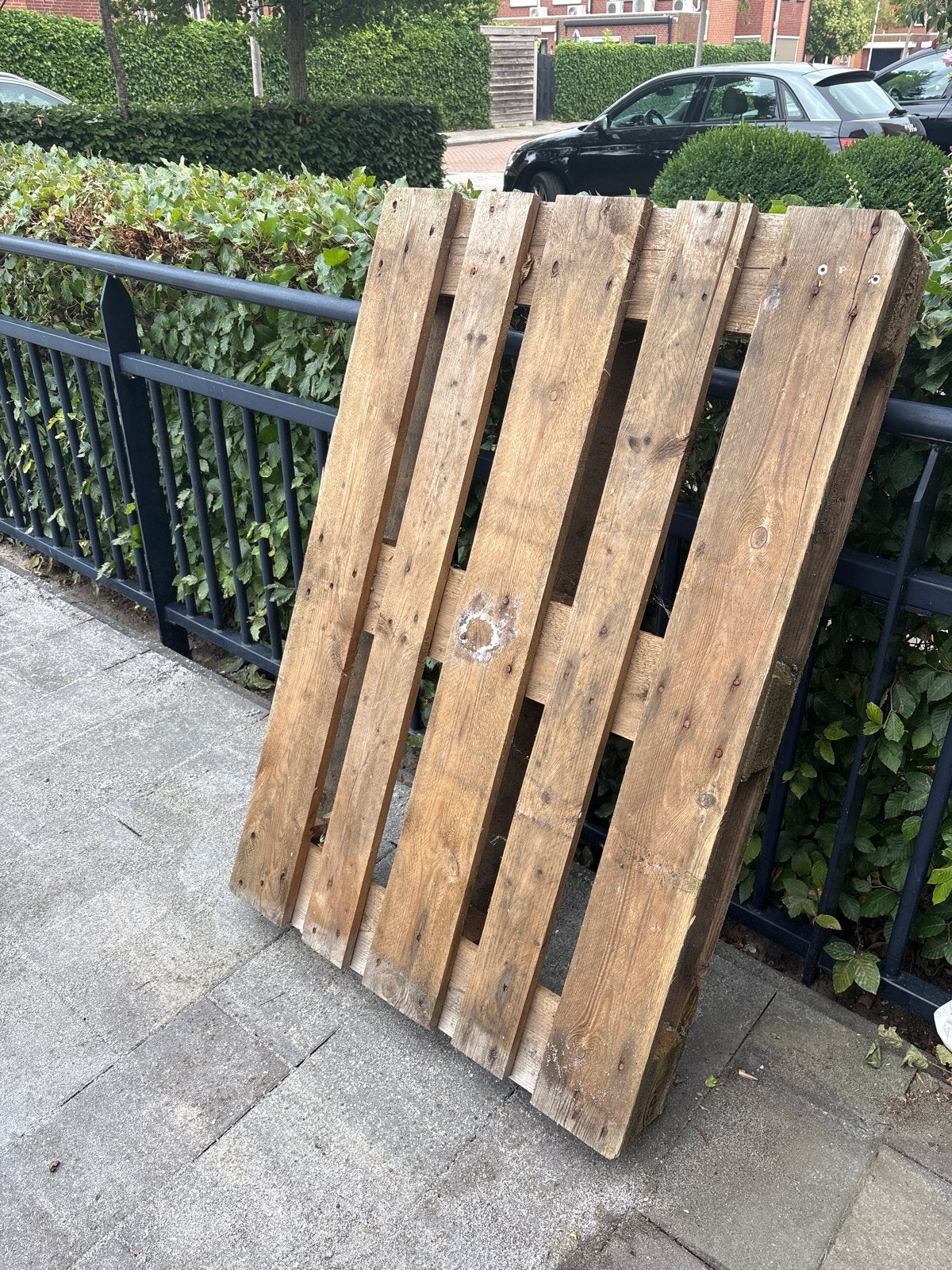 Houten pallet, Tuin en Terras, Minder dan 3 m³, Ophalen