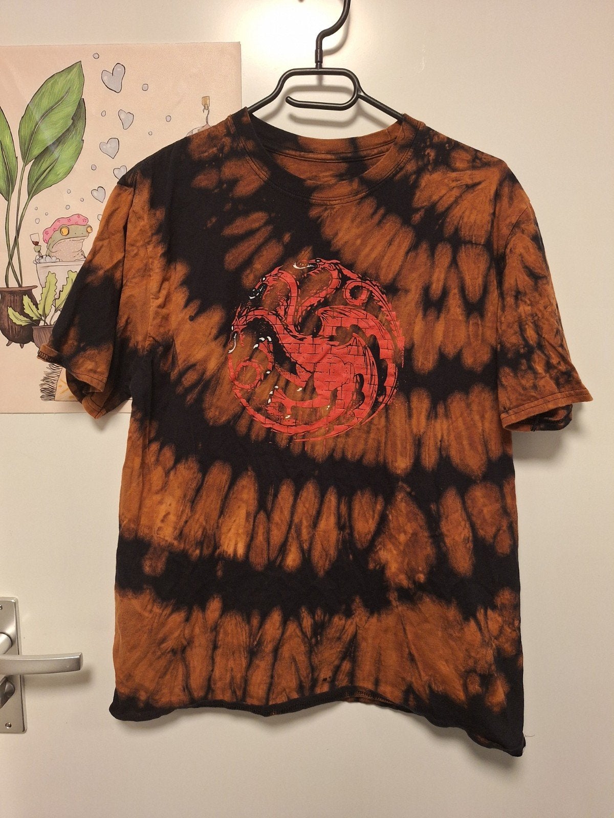 indeknoop - tie dye game of thrones shirt maat L, Verzenden, Gedragen, Maat 52/54 (L)