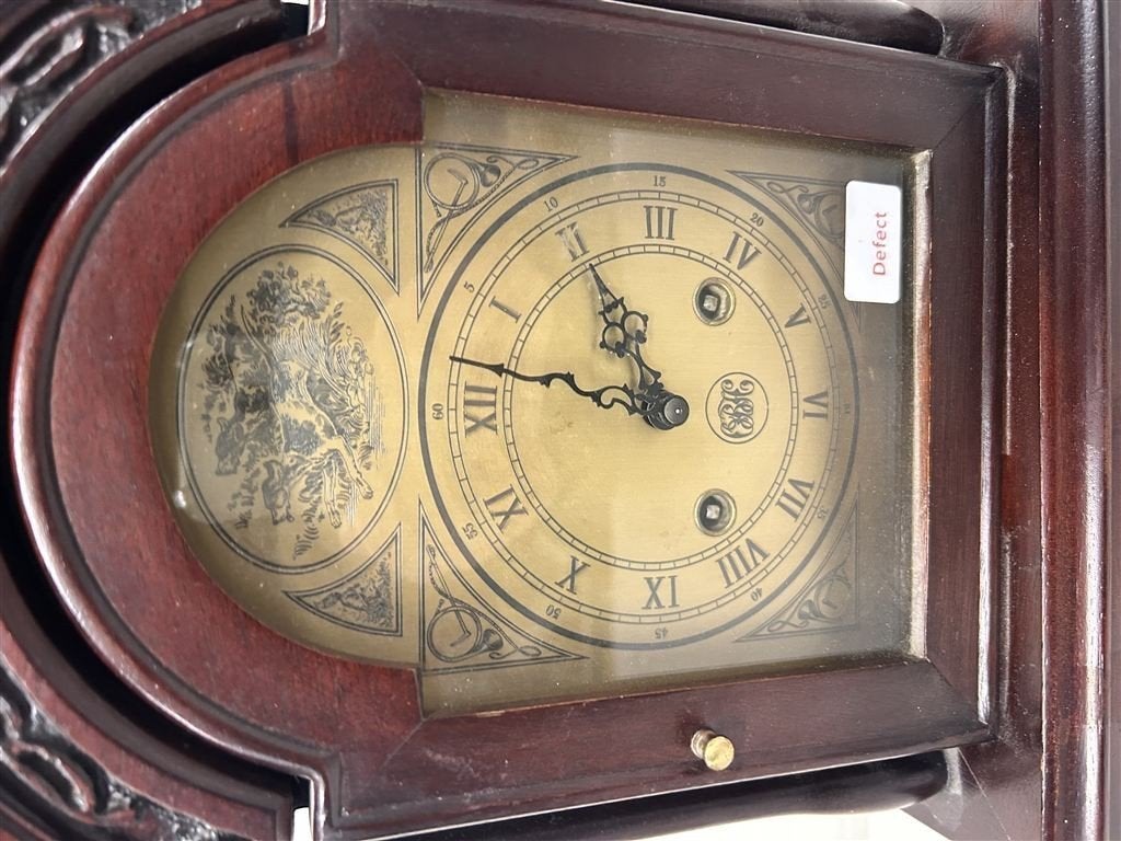 A7428. The Old Berkshire Hunt Foxhound Clock, Jacob Keijzer, Ophalen of Verzenden, Gebruikt, Wandklok
