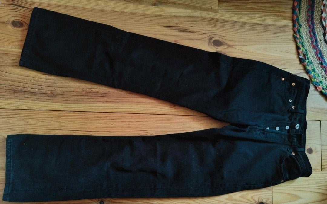 Levi's Wijd Uitlopende Jeans W28 L32, Ophalen of Verzenden, Gedragen, Zwart
