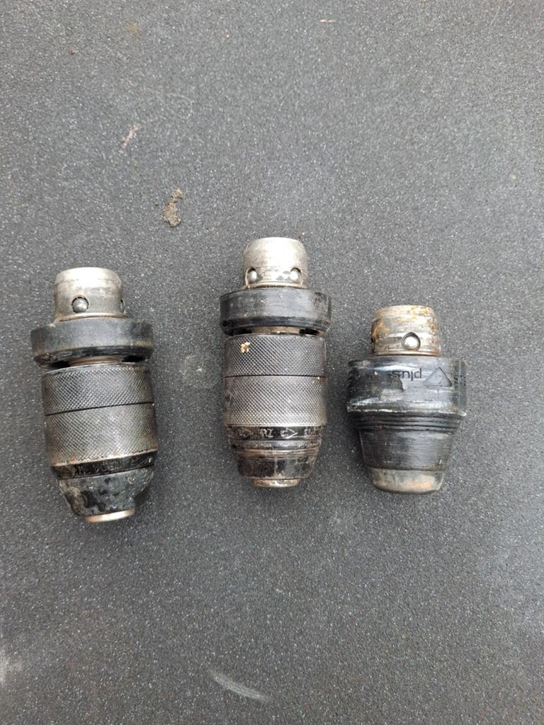 3x snelspanboorhouders, Ophalen of Verzenden, Gebruikt, Boormachine