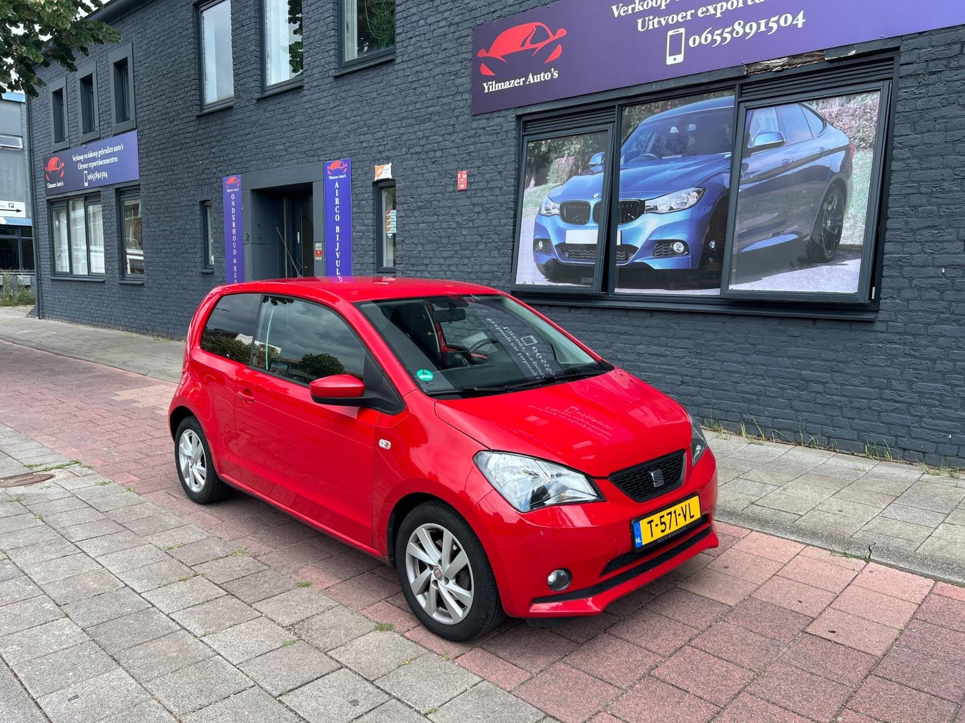 Seat Mii 1.0 Style Sport airco navi nieuw apk, Auto's, Euro 5, Gebruikt, Start-stop-systeem, 4 stoelen