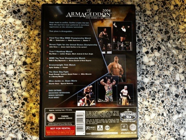 WWE Armageddon 2004, Engels, Overige typen, Ophalen of Verzenden, Zo goed als nieuw