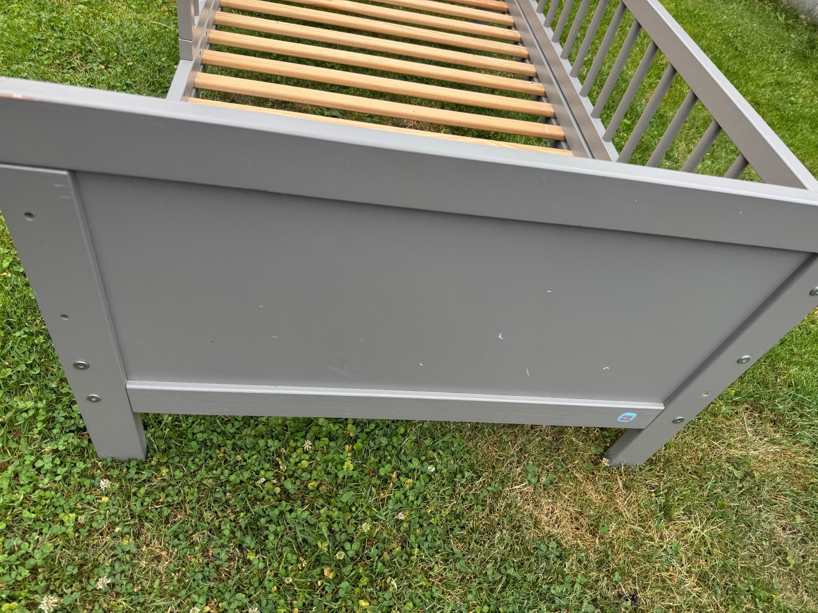Petite amelie peuterbed 70x140 met lattenbodem - Gebruikt, Ophalen, Gebruikt, 70 tot 85 cm, Lattenbodem