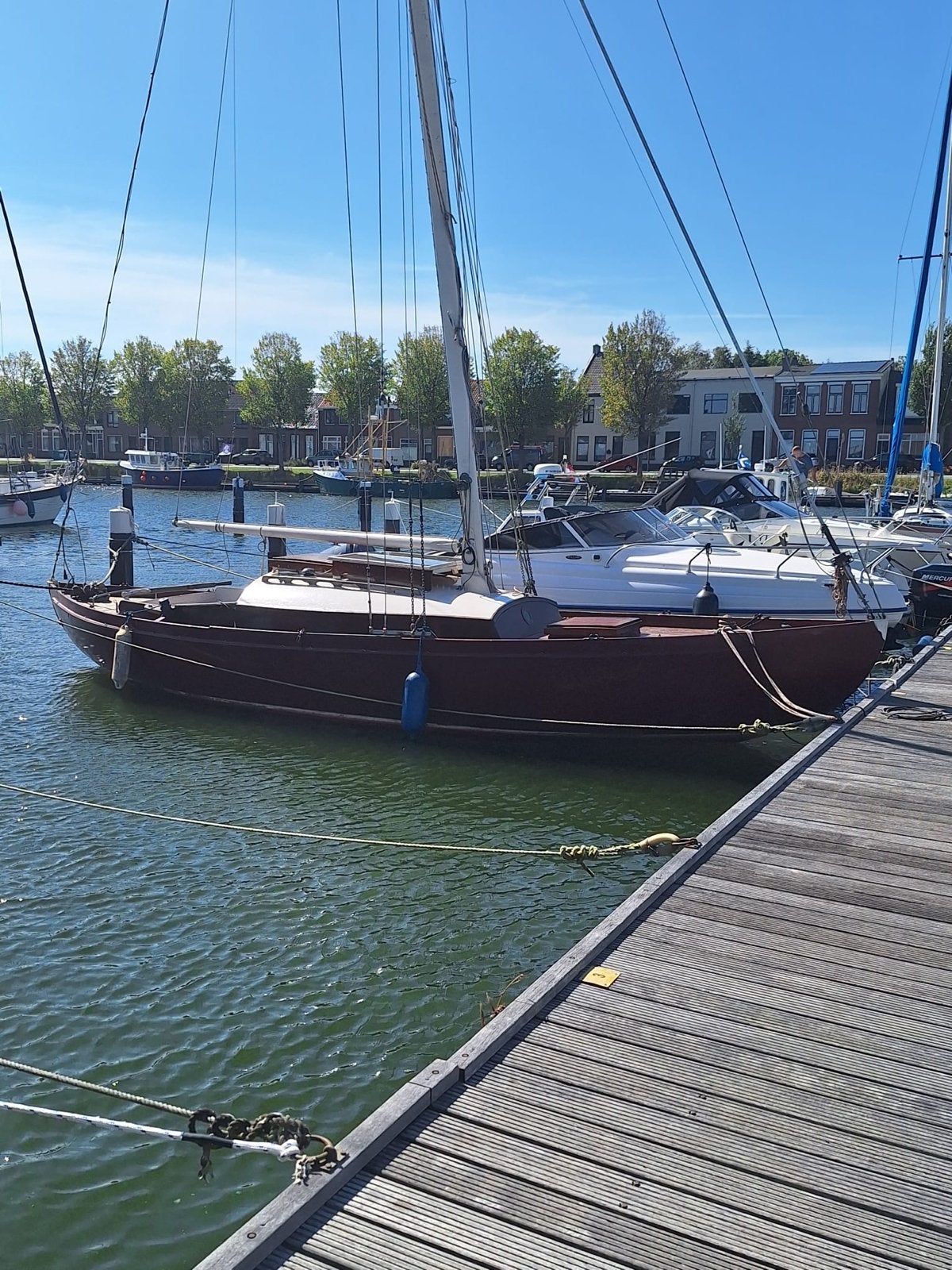 Klassieke houten zeilboot 'Red Rooster' - Uniek project, Watersport en Boten, Kajuitzeilboten en Zeiljachten, Ophalen, Overige merken