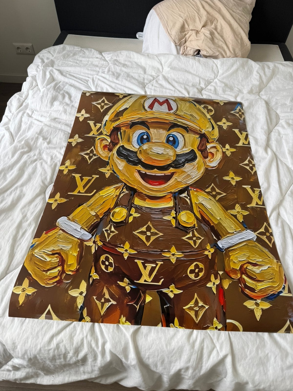 Mario Louis Vuitton poster, Ophalen of Verzenden
