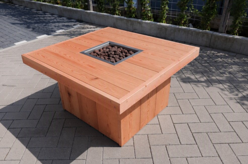 Douglas vuurtafel voor tuin en terras, Ophalen, Nieuw