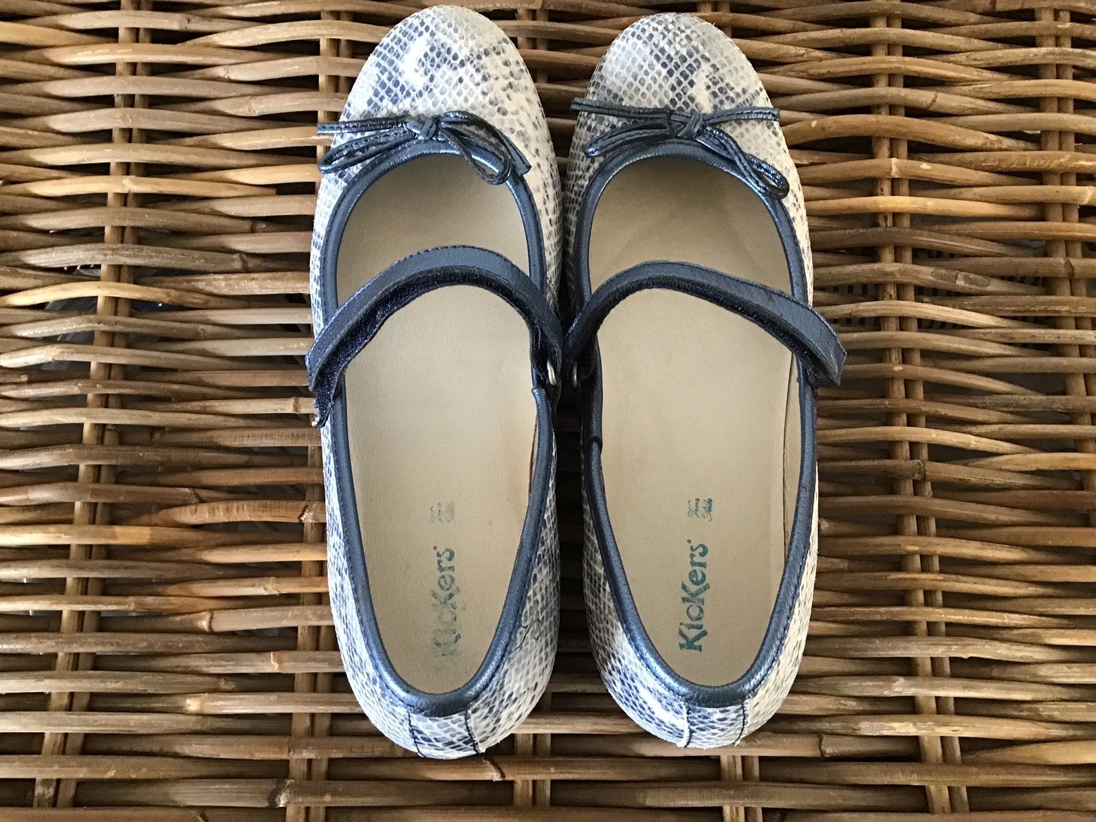 Leren ballerina ‘s mt 39 Merk : Kickers, Ophalen of Verzenden, Gedragen