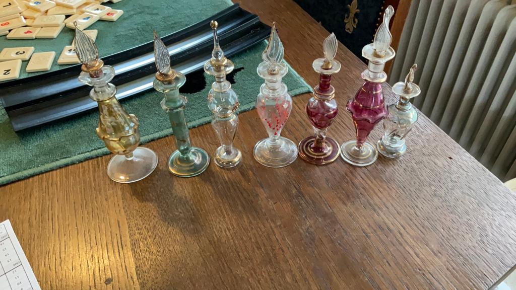 Egypte parfum of olie flesjes, Ophalen of Verzenden