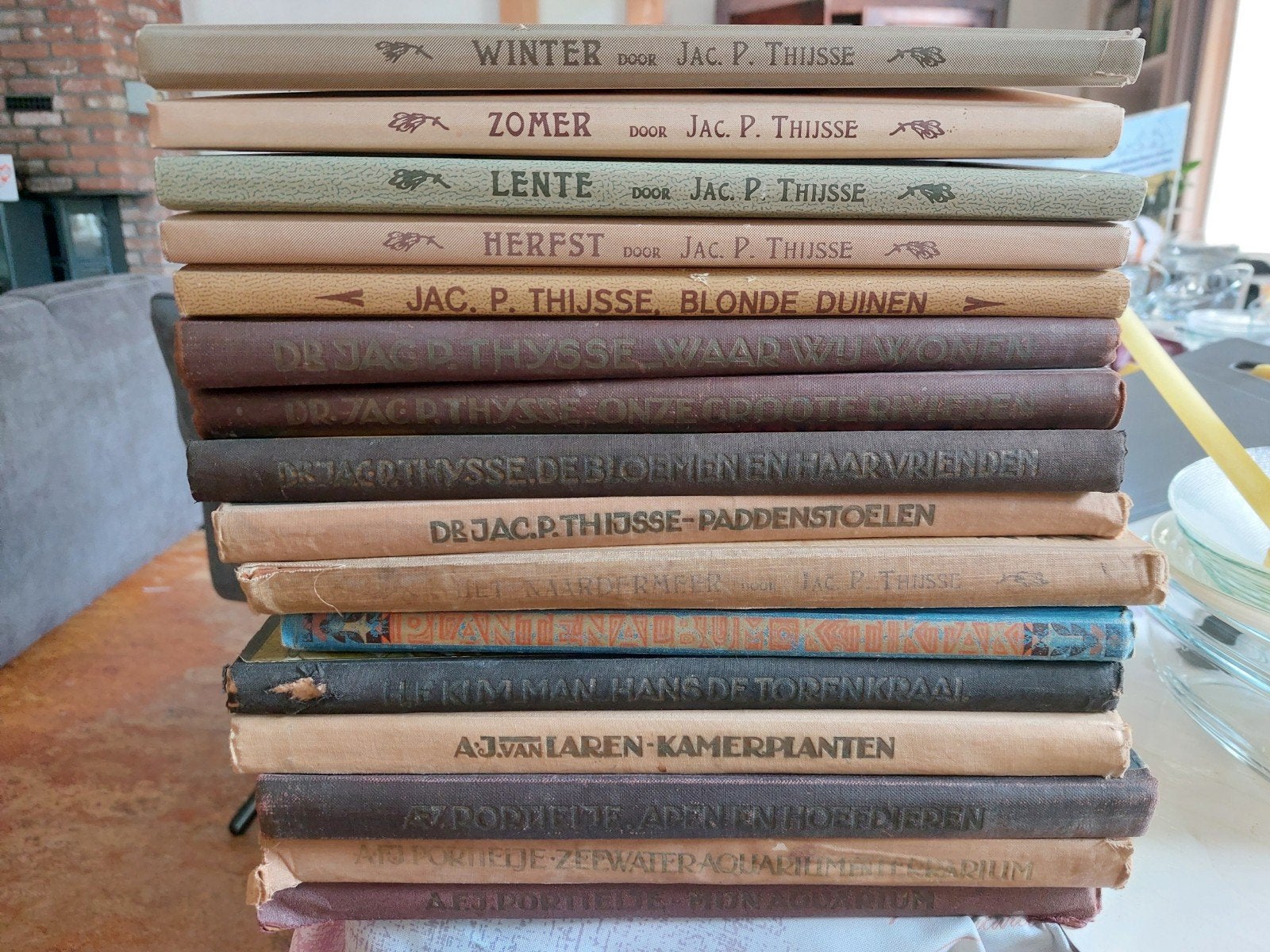 Collectie 16 x Jac. P. Thijsse en A.F.J. Portielje, Boeken, Ophalen, Bloemen, Planten en Bomen