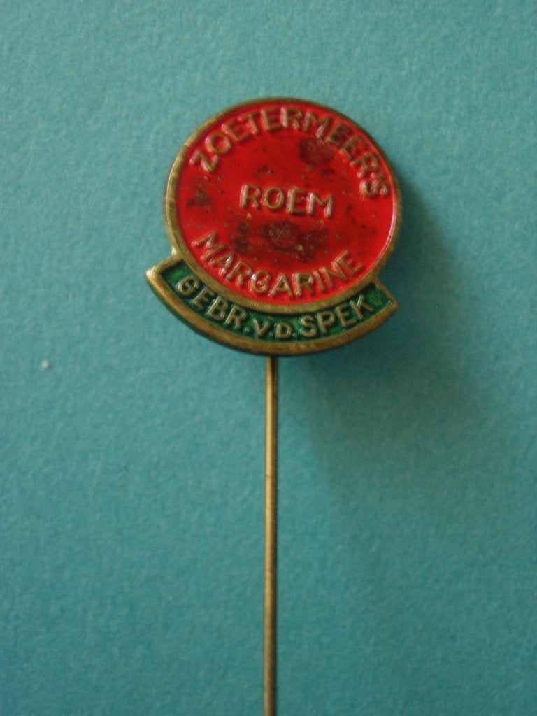 Speldje van Zoetermeer's Roem Margarine, Verzamelen, Verzenden, Zo goed als nieuw, Merk, Speldje of Pin