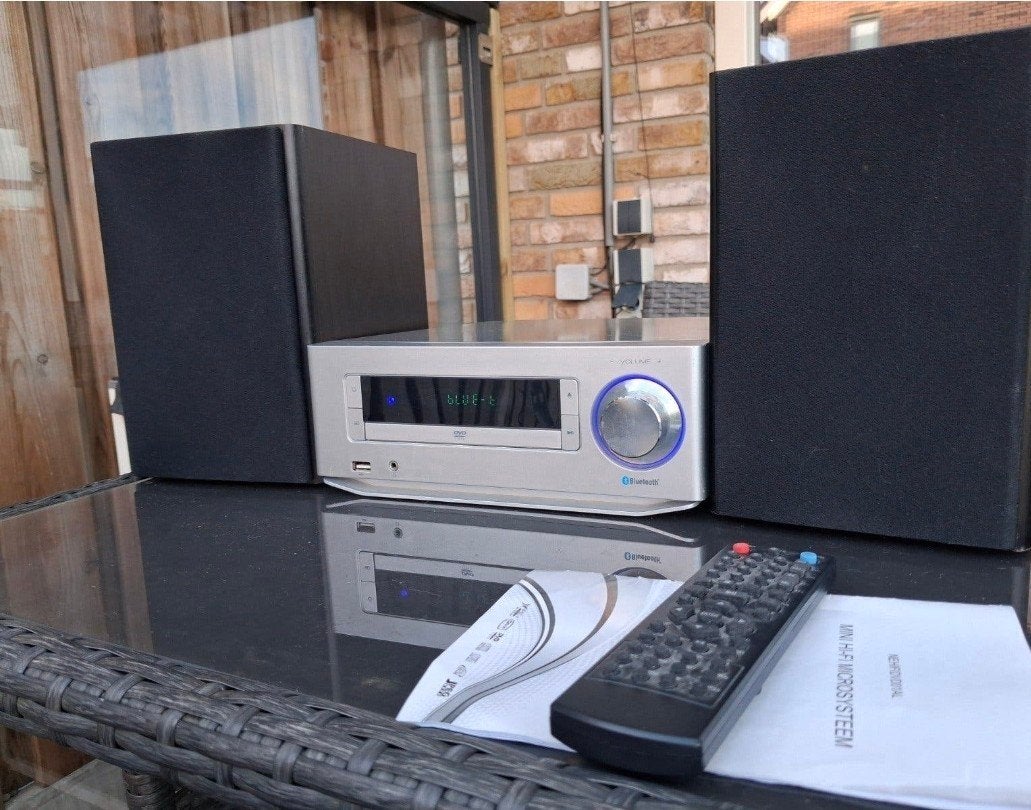 NEHIFIDVD01AL Micro Hi-Fi Microsysteem met Bluetooth en ab, Overige merken, Gebruikt, Ophalen of Verzenden, Tuner of Radio